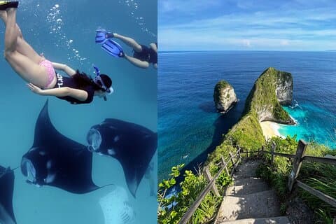 Nusa Penida Snorkeling 3 punti con Manta Bay e Land Tour