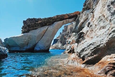Milos South Side Beaches Kryssning från Kipos
