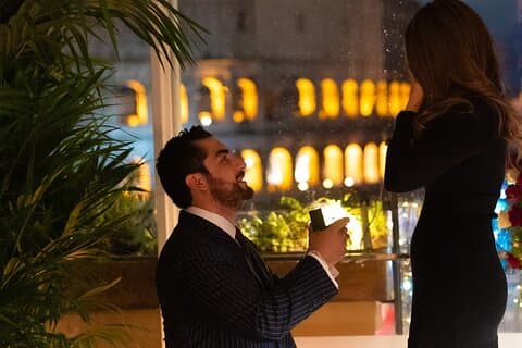 Marriage proposal in Rome