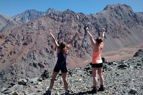 Trekking on Cerro Arenales in Vallecitos, Mendoza