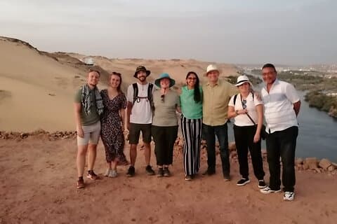 Nubian village Day from Aswan Egypt