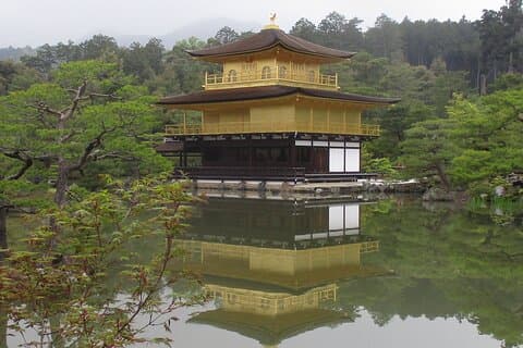Guia Italiano de Kyoto, Pagode Dourado, Floresta de Bambu de Arashiyama