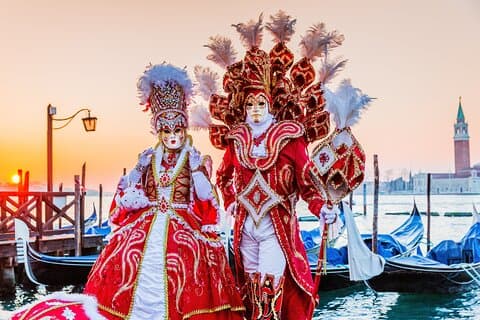 Venedig Carnival Traditions Privat rundtur med Mask Workshop