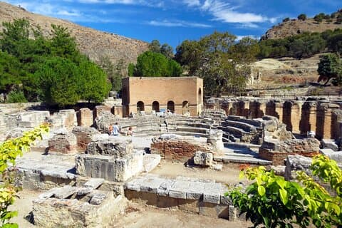 Matala Beach - Ancient Phaistos-Faistos & Gortyn - Södra Kreta