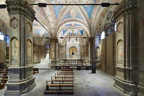 Florence Orsanmichele Entrance Hopp over linjen