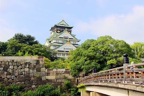 Full Day Walking Tour in Osaka Castle Temples and Ukiyoe