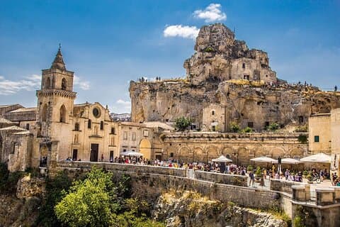 Private day trip from Naples to Matera and back
