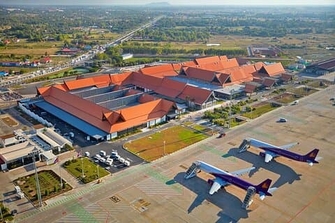 Siem Reap privé/gedeelde luchthaventransfer