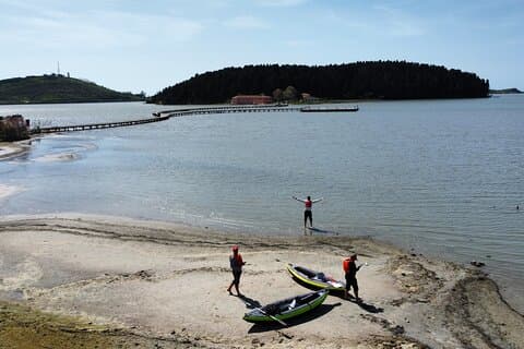 Kayaking at Narta Lagoon from Vlore