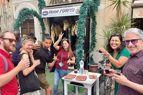 Velsmakende Roma Street Food Tour rundt Campo de 'Fiori Market & Jewish Ghetto