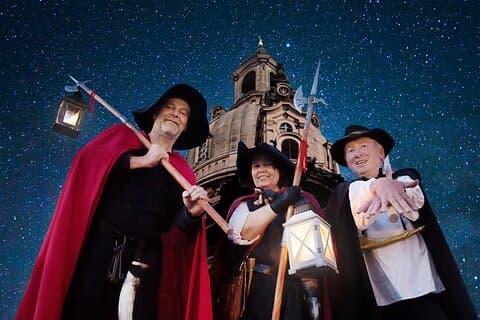 Dresde: visite à pied avec le gardien de nuit