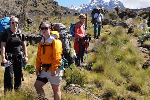 5 Day Hiking Mount Kenya Via Chogoria Route From Nairobi