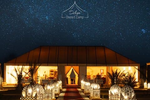 Circuit du Sahara de 2 jours avec nuit dans un camp de luxe dans le désert