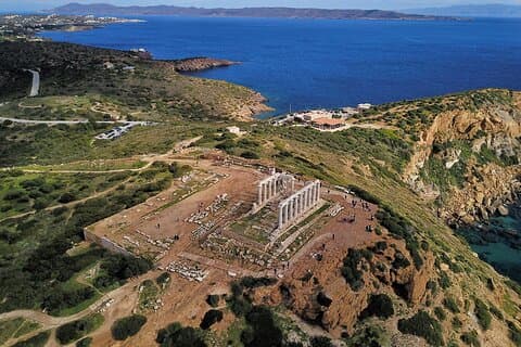 Crociera privata: RIVIERA ATENIESE - CAPO SOUNIO - TEMPIO DI POSEIDONE