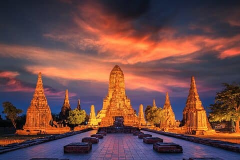 Ayutthaya Sunset Bicycle Tour to Famous Temples @ Heritage Trails