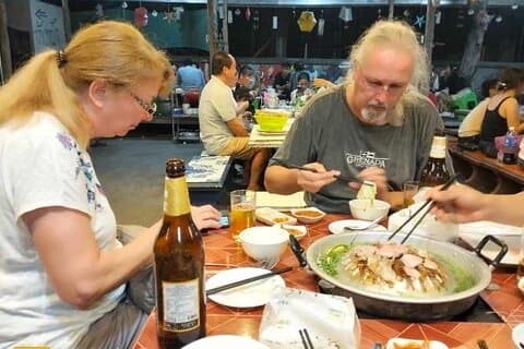 Ontdekking Meer Siem Reap avond tutktuk food tour