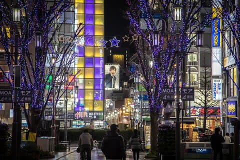 Privat tur i Shinjuku med en spansktalende fotograf