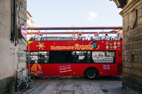 Tour in autobus turistico hop-on hop-off a Firenze