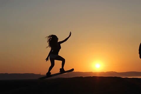 Agadir : Sandboarding guidad upplevelse och besök av The Canyon