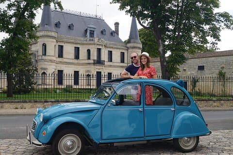 Margaux & Médoc: privat halvdagstur i klassisk bil
