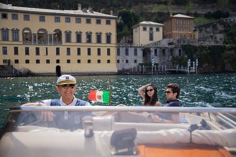 Excursión privada en barco por la costa suroeste del lago Como