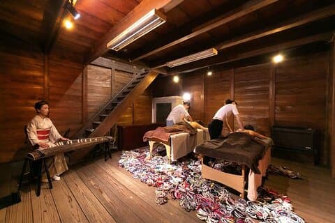 Spa privata di Shinoryu Kodo e musica tradizionale giapponese