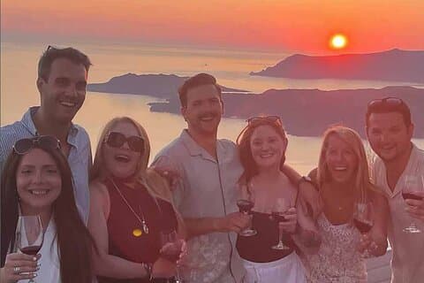 Santorin Sunset Wine Tour avec Santo Winery Vues