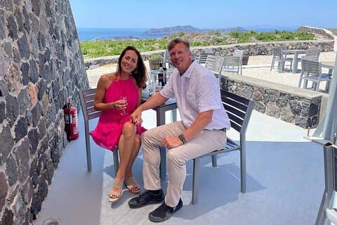 Hoogtepunten van Santorini: privétour van 5 uur met wijnproeverij