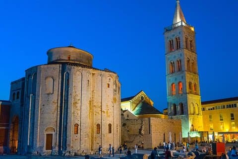 Zadar Gamlebyen, privat fottur om kvelden