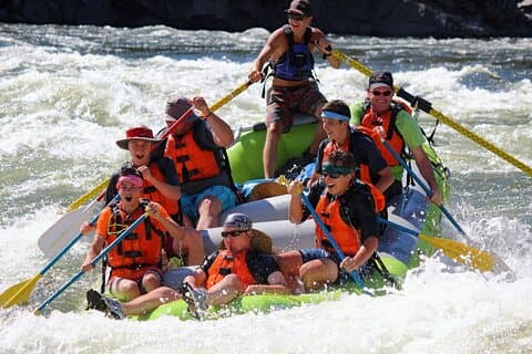 4 dager med raftingopplevelse i Lower Salmon Canyons