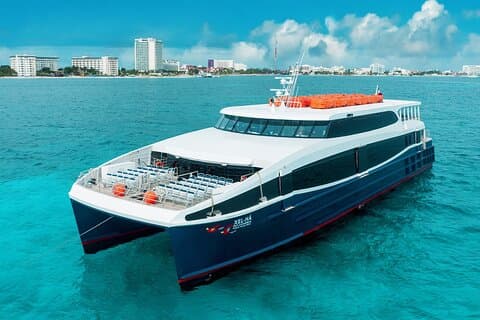 Von Playa del Carmen nach Cozumel Luxus Fähre mit Xcaret