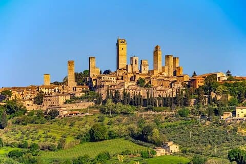 Degustação de vinhos em San Gimignano com passeio de trufas
