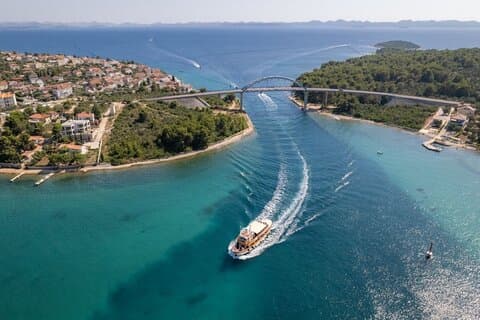 Kornati Nationaal Park Telascica en strand Lojena-tour per boot