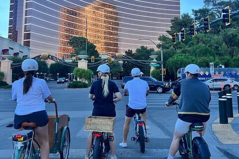 Tour autonomo di 4 ore in bici elettrica di Las Vegas