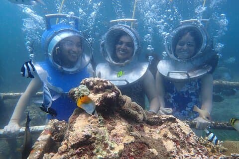 Expérience de marche sous-marine privée à Nusa Dua