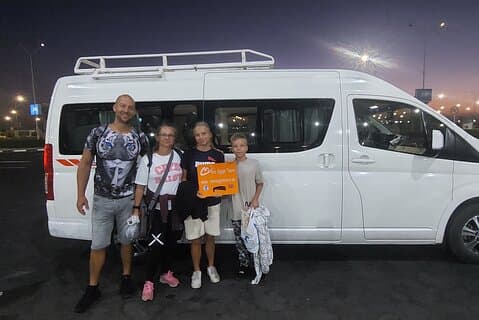 Hurghada:Aéroport privé Transfert de vacances des familles rapides vers les hôtels
