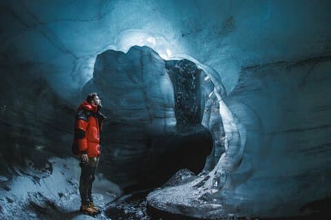 Grotte de glace privée de Katla et côte sud avec photos