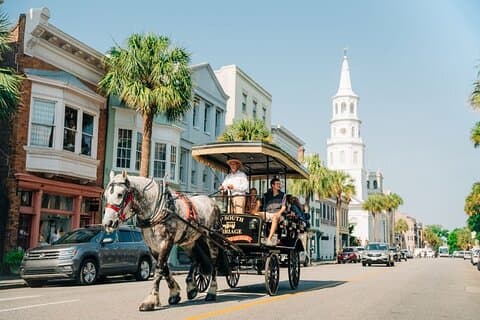 Myrtle Beach to Charleston with Horse & Carriage Ride, Harbor Cruise, Boone Hall
