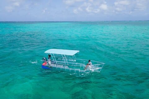 Privat Clear Boat-upplevelse i Grace Bay