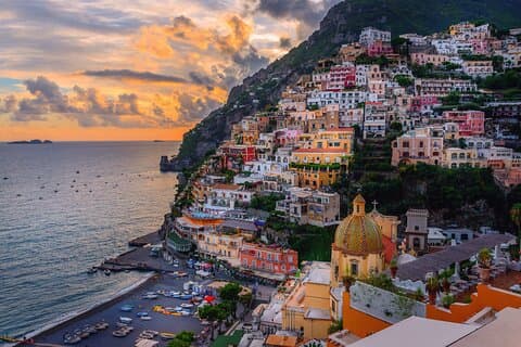 Transfert en voiture privée de Sorrente à Positano