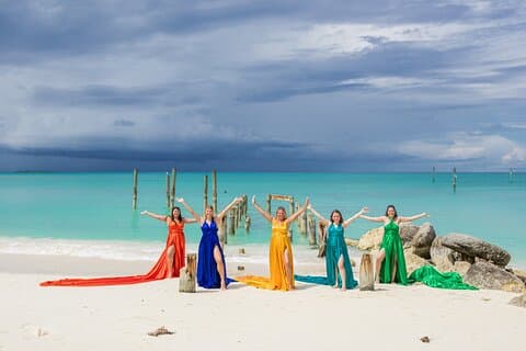Flying Dress Experience - Bahamas