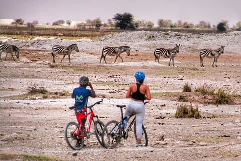 Radfahren Lake Manyara