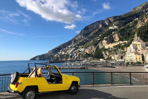 Amalfi Coast vintage tour with cheese and wine tastings