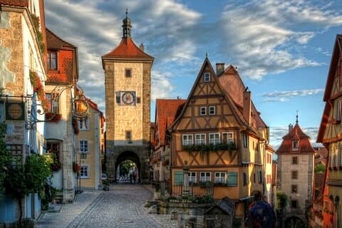 Billete de autobús de la Ruta Romántica de Frankfurt a Rothenburg (solo ida)