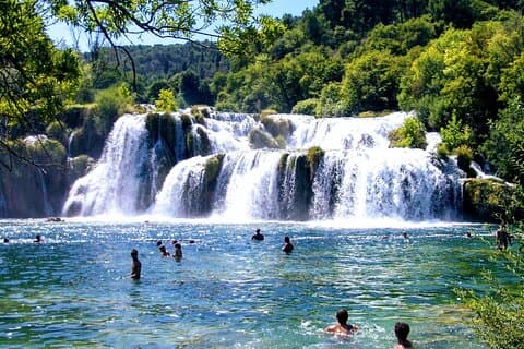 Privat heldagstur i Krka Nationalpark fra Dubrovnik