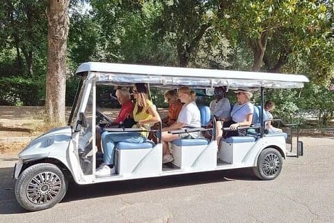 Tour privato di golf cart di lusso ecologico a Firenze