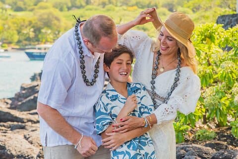Big Island, Kona Hawaii Fotograf - Outrigger Mini Session