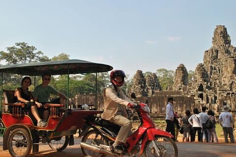 Angkor Wat temple and Small Tours By TUK TUK