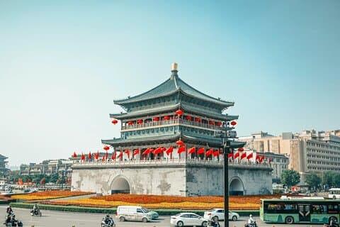 Privat Xi'an City Walking Tour i klokketårnet og bymuren