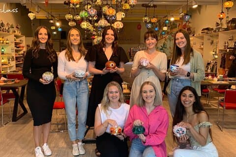 Mozaïek kunst lessen Melbourne: Turkse lamp workshop